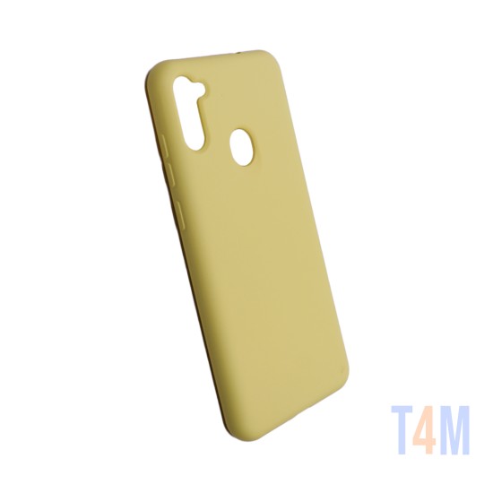 Funda de Silicona para Samsung Galaxy A11/M11 Amarillo